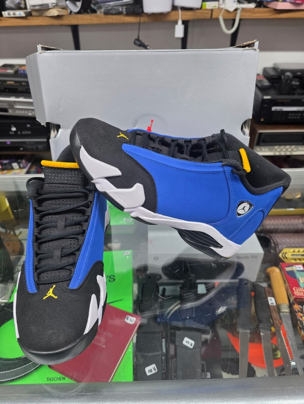 Nike Air Jordan 14 Retro Laney 2023 Men's 10 Royal Blue Black 487471-407
